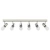 vidaXL Ceiling Spotlight Nickel 73 x 6.5 x 11.5 cm Metal