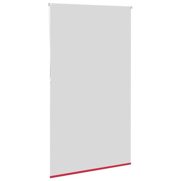 vidaXL Roller Blind Blackout Red 130x230 cm Fabric Width 126.6 cm Polyester