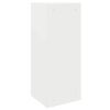 vidaXL Parcel Drop Box with Storage White 41 x 38 x 103 cm Steel