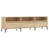 vidaXL TV Cabinet Sonoma Oak 150x30x44.5 cm Engineered Wood