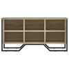 vidaXL Shoe Cabinet Sonoma Oak 90x38x45.5 cm Engineered Wood