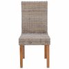 vidaXL Dining Chair 2 pcs Kubu Grey 45 x 54 x 93 cm