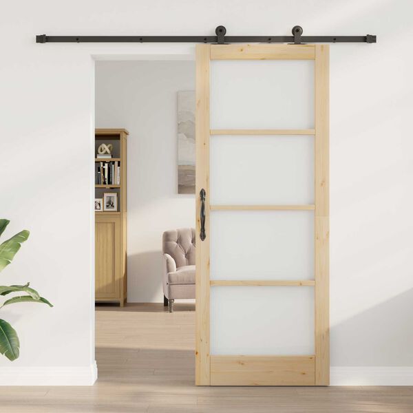 vidaXL Sliding Door ORKDAL Natural 83 x 211 cm