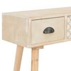 vidaXL Console Table with 3 Drawers 100x30x73 cm Solid Pinewood