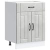 vidaXL Kitchen Base Cabinet "Lucca" Concrete Grey Engineered Wood