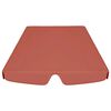 vidaXL Replacement Canopy for Garden Swing Terracotta 150/130x105/70cm