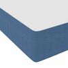 vidaXL Bed Frame with Mattress Blue 90 x 200 cm Fabric