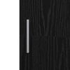 vidaXL Highboard 2 pcs Black Oak 45 x 42.5 x 185 cm