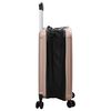 vidaXL Suitcase Folding Rose gold 34 x 23 x 55.5 cm ABS Plastic