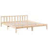 vidaXL Extra Long Bed Frame without Mattress 200x210 cm Solid Wood Pine