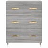 vidaXL Sideboard Grey Sonoma 69.5x34x90 cm Engineered Wood