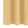 vidaXL Blackout Curtains with Rings 2 pcs Beige 245 x 140 cm Polyester