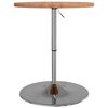 vidaXL Bar Table &Oslash;60x90.5 cm Solid Wood Beech