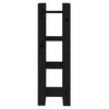 vidaXL Book Cabinet/Room Divider Black 41x35x125 cm Solid Wood Pine