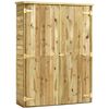 vidaXL Garden Tool Shed 123x50x171 cm Impregnated Pinewood