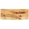 vidaXL Table Top 90x40x3,8 cm Live Edge Solid Wood Rough Mango