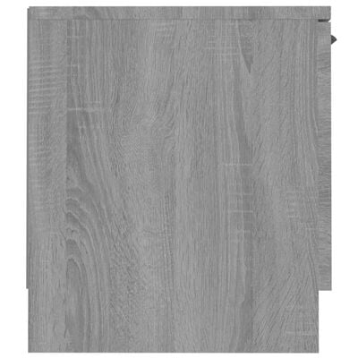 vidaXL TV Cabinet Grey Sonoma 140x35x40 cm Engineered Wood