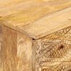 vidaXL TV Cabinet Solid Mango Wood 110x30x40 cm