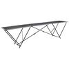 vidaXL Pasting Table | Black | MDF, Aluminium, Steel | 300 cm x 60 cm x 78 cm