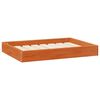 vidaXL Dog Bed Wax Brown 72 x 54 x 9 cm Solid Pine Wood