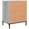 vidaXL with Drawer Grey sonoma 49 x 36 x 61 cm Engineered wood