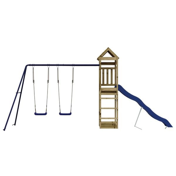 vidaXL Outdoor Playset Impregnated Wood Pine