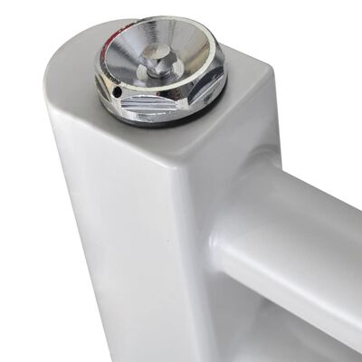 vidaXL Bathroom Towel Radiator Curved 600 W 600x1160 mm