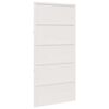 vidaXL Barn Door White 100x208 cm Solid Wood Pine