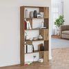 vidaXL Book Cabinet Artisan Oak 80 x 24 x 159 cm Engineered Wood