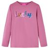 Kids' T-shirt with Long Sleeves Raspberry 140