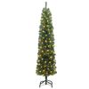 vidaXL Artificial Christmas Tree with 300 LEDs with Stand Green 180 cm