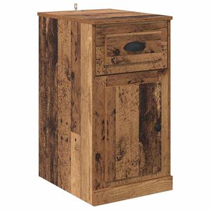vidaXL Side Cabinet Old wood 40 x 50 x 75 cm Engineered wood