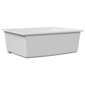 vidaXL Kitchen Sink White 54 x 44 x 20 cm Granite