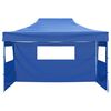 vidaXL Party Tent Folding Blue 291 x 431 x 315 cm Oxford Fabric