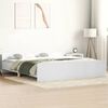 vidaXL Bed Frame without Mattress White 200x200 cm