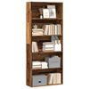 vidaXL Book Cabinet Old Wood 80x30x189 cm Engineered Wood