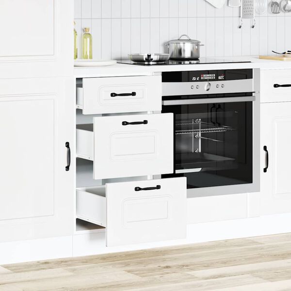 vidaXL Kitchen Base Cabinet Kalmar White Engineered Wood
