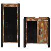 vidaXL Bathroom Furniture Set with Shelf 2 pcs Solid reclaimed wood