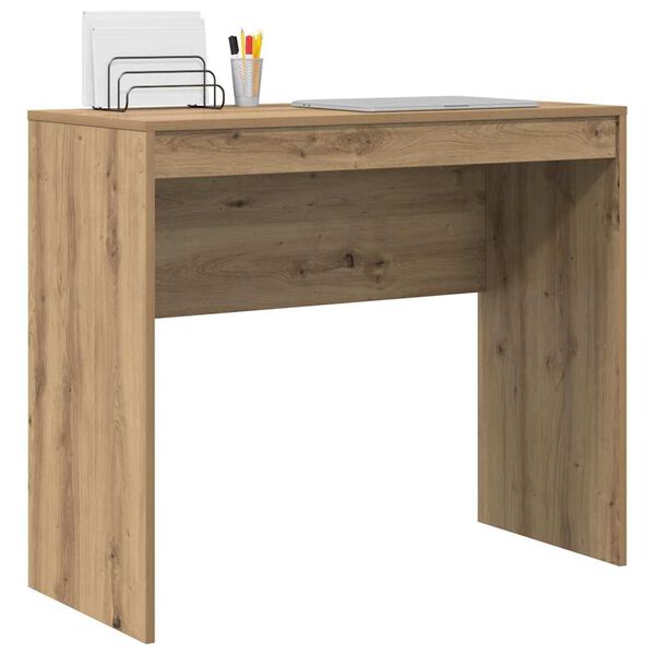 vidaXL Desk Artisan Oak 90 x 40 x 76 cm