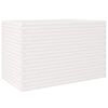 vidaXL Garden Planter White 110x60x68.5 cm Solid Wood Pine
