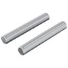 vidaXL Threaded Rod 2 pcs Silver 8 x 55 mm Steel