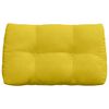 vidaXL Back Pillow Yellow 80 x 24 x 50 cm Velvet