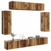 vidaXL 6 Piece TV Cabinet Set Wall-mounted Old Wood Engineered Wood