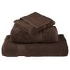 vidaXL Premium Guest Towels "SOLUND" 4 pcs Brown 30x50 cm 600 gsm