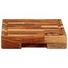 vidaXL Chopping Board 30x21x4 cm Solid Wood Acacia