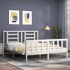 vidaXL Bed Frame without Mattress White 160x200 cm Solid Wood Pine