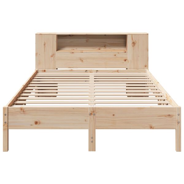 vidaXL Bookcase Bed without Mattress 120x200 cm Solid Wood Pine