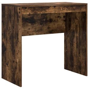 vidaXL Desk Smoked Oak 80 x 40 x 76 cm