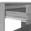 vidaXL Desk with Drawer Grey Sonoma 100 x 50 x 78 cm Engineered Wood