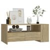 vidaXL Coffee Table Sonoma Oak 102x55x42 cm Engineered Wood